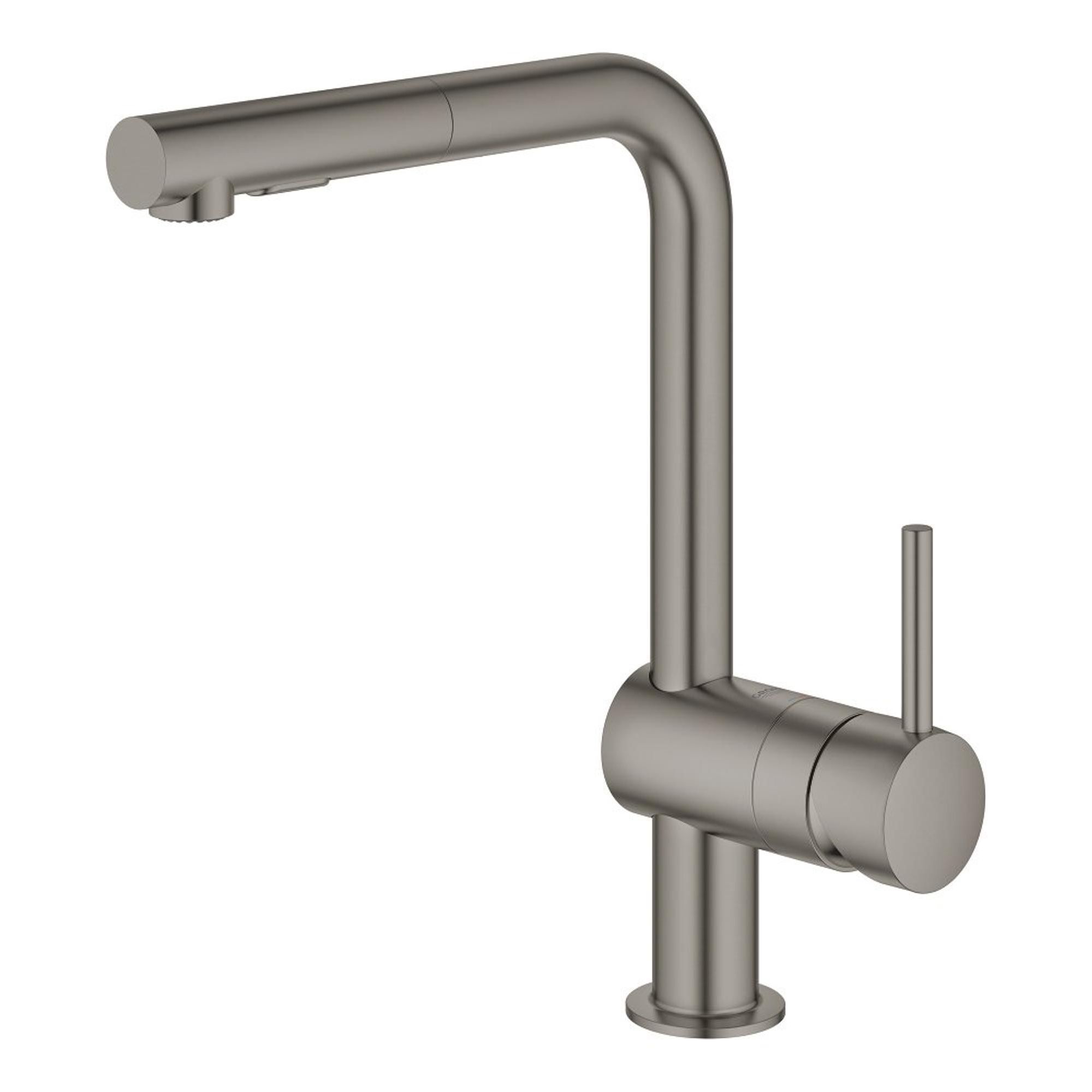 Смеситель Grohe Minta Hard Graphite 31375A00
