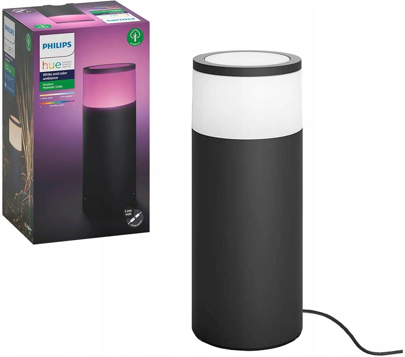 Уличная световая колонна PHILIPS Hue White and Color Ambiance Calla черный 1742030P7