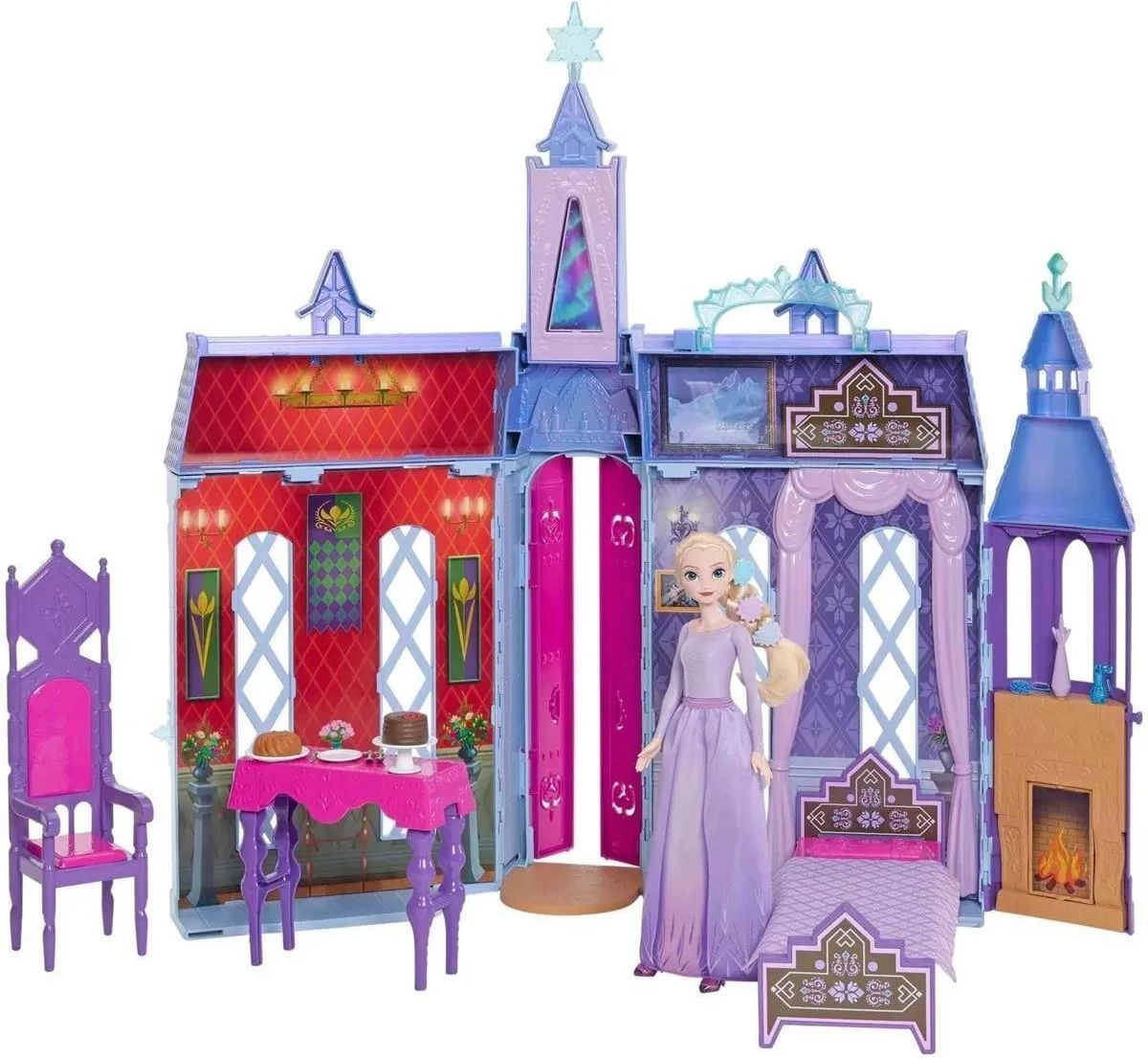 Игрушка Mattel Disney Холодное сердце Замок Арендель + Кукла Эльза HLW61