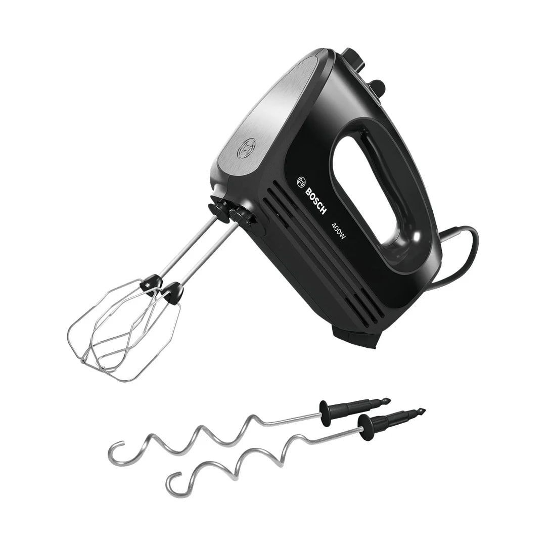 Миксер BOSCH MFQ 2420B CleverMixx ручной, 400 Вт, черный