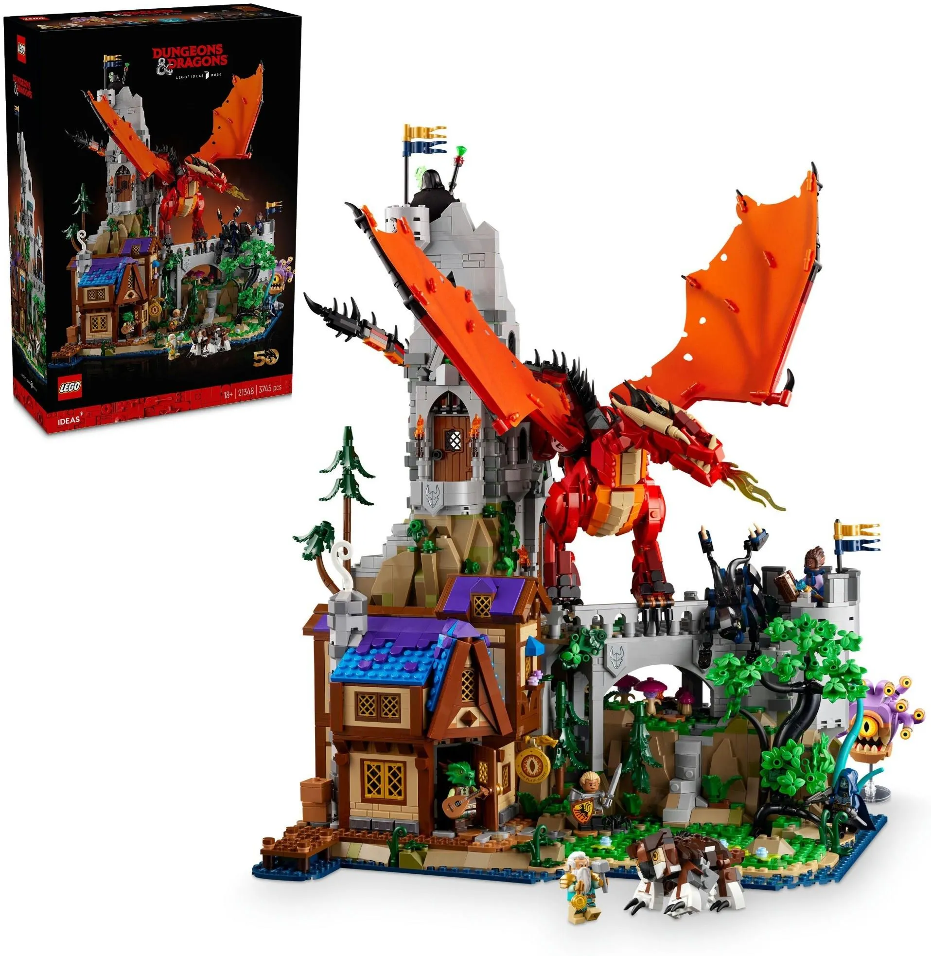 Конструктор LEGO Ideas 21348 Dungeons & Dragons: История красного дракона