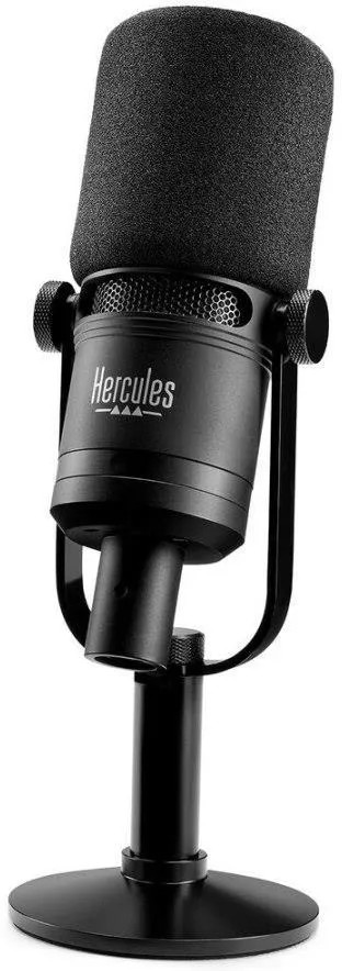 Комплект для стриминга Hercules Stream Essentials Kit контроллер Stream 200 XLR микрофон HXD-700 XLR подписка Voicemod Pro
