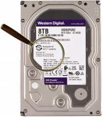 Жёсткий диск WD Purple WD85PURZ, 3,5", 8 ТБ, SATA III