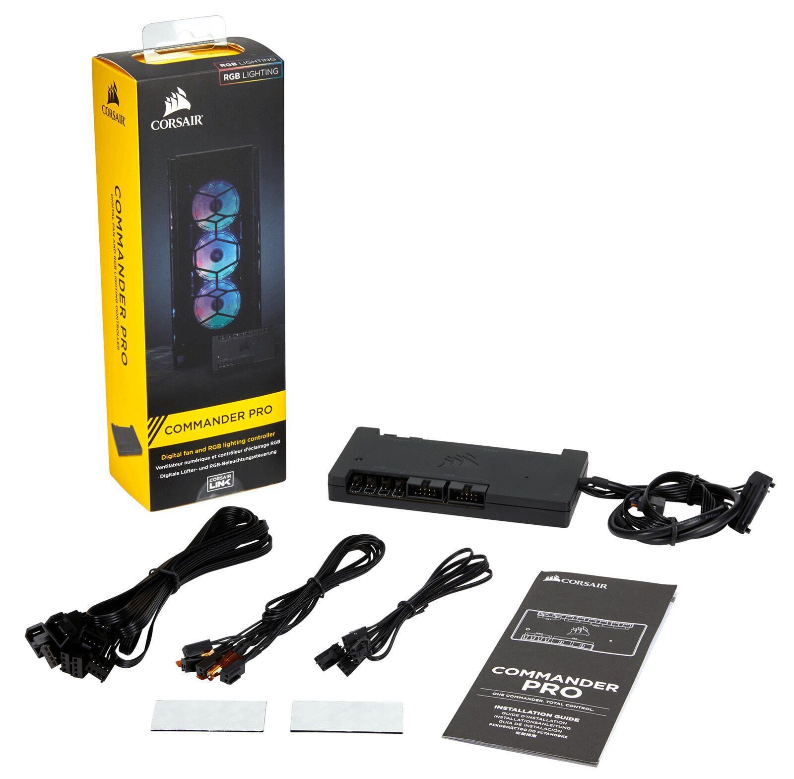 Контроллер RGB-подсветки и скорости вентилятора Corsair Commander PRO