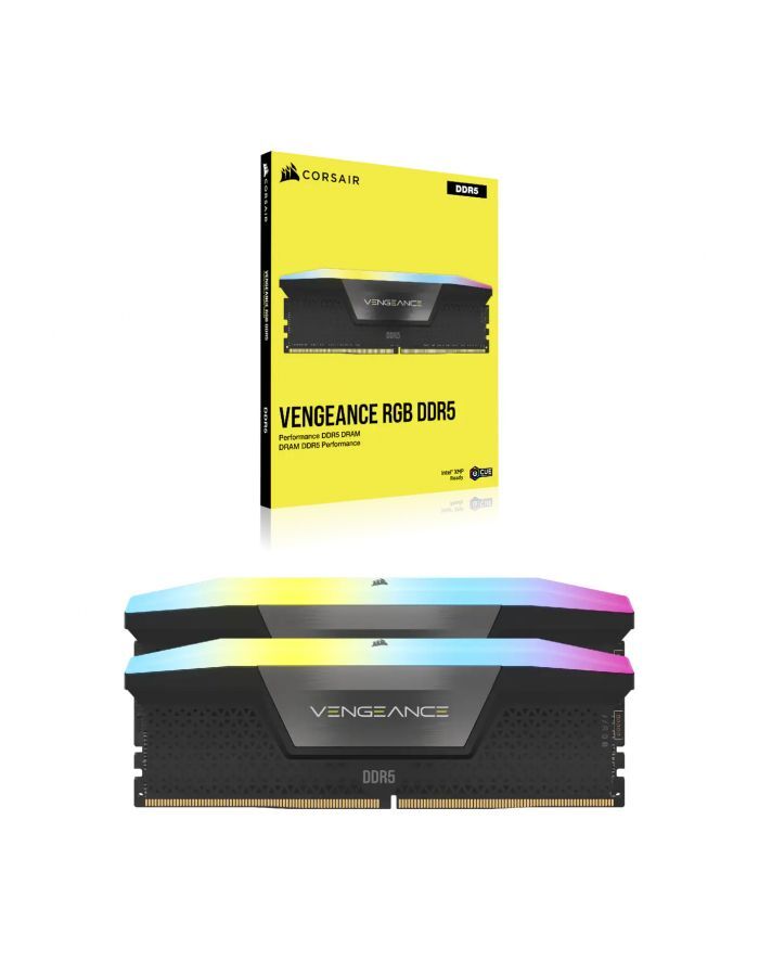 Оперативная память Corsair Vengeance Rgb Ddr5 32Gb 6400Mhz Cl32 (CMH32GX5M2B6400C32)