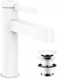 Смеситель Hansgrohe Finoris 110 CoolStart белый матовый 76024700