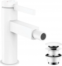 Смеситель для биде Hansgrohe Finoris белый матовый 76200700