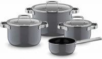 Набор кастрюль 4 предмета WMF Fusiontec Mineral Pro Platinum (0518825290)