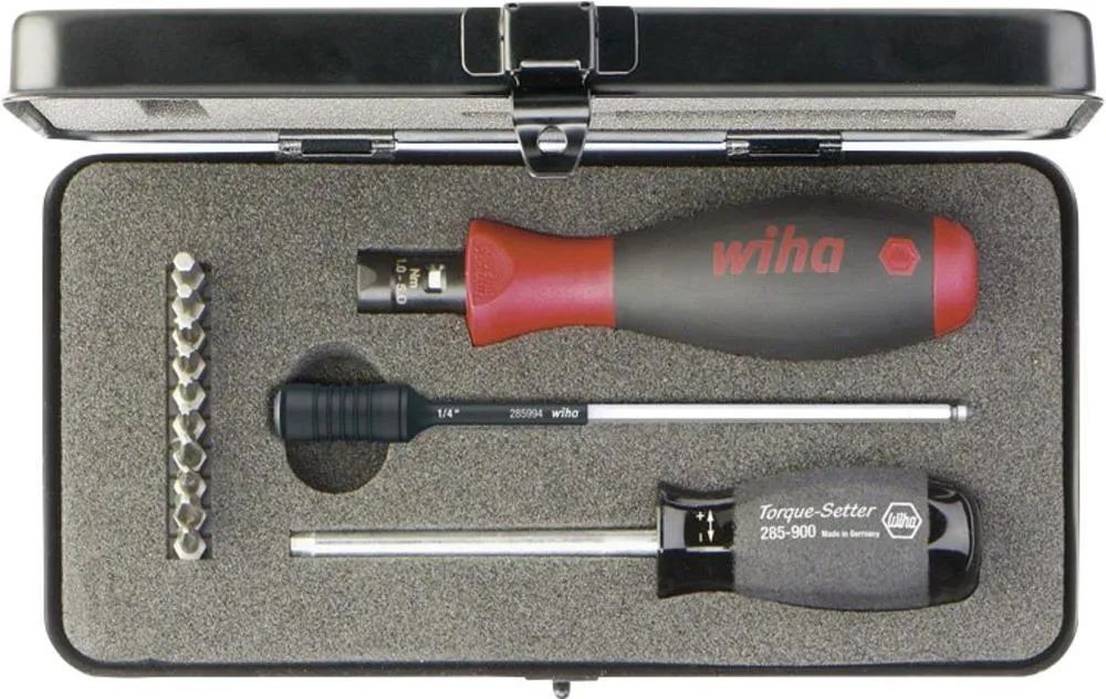 Набор динамометрических отверток Wiha TorqueVario-S 26789, 13 шт