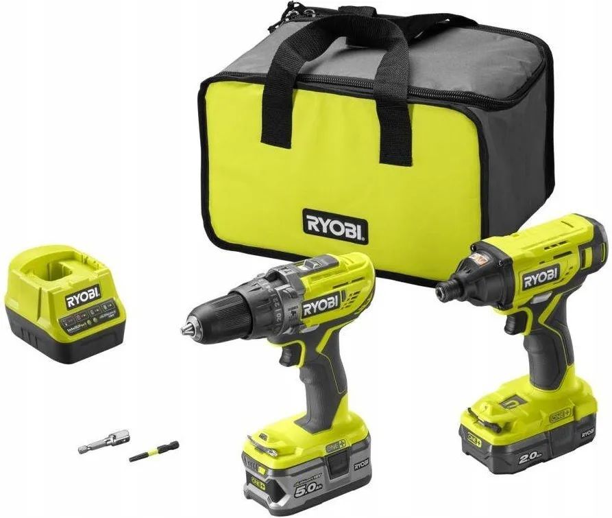 Набор инструментов RYOBI R18PDID2252S с АКБ и ЗУ