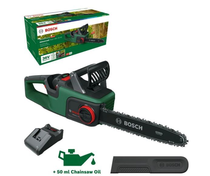 Аккумуляторная цепная пила Bosch AdvancedChain 36V-35-40 (06008B8600)