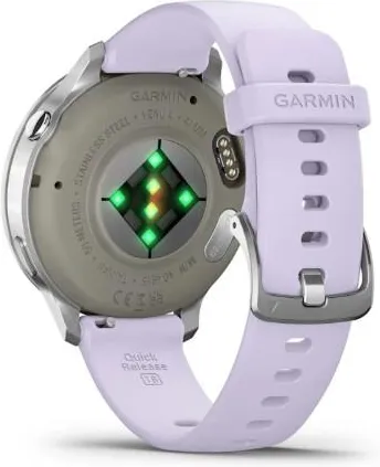 Смарт-часы Garmin Venu 4 41 mm Silver серебро с силиконовым ремешком
