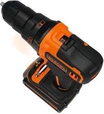 Дрель-шуруповёрт аккумуляторный Black&Decker BDCDD186KB-QW 21.5 Ah/18 V с ЗУ