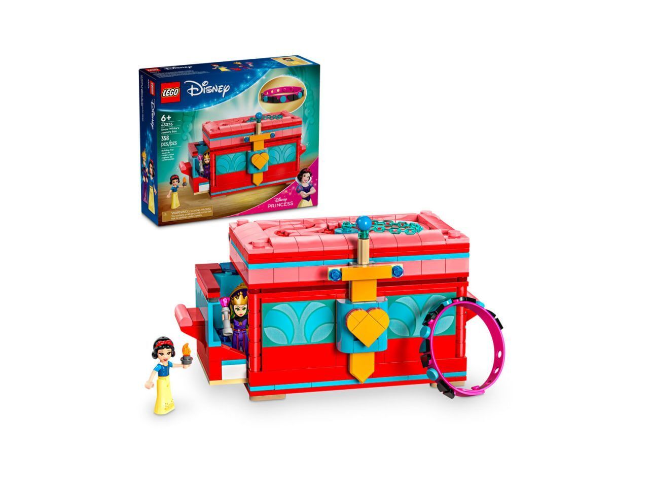 LEGO Disney Princess 43276 Шкатулка для украшений с Белоснежкой