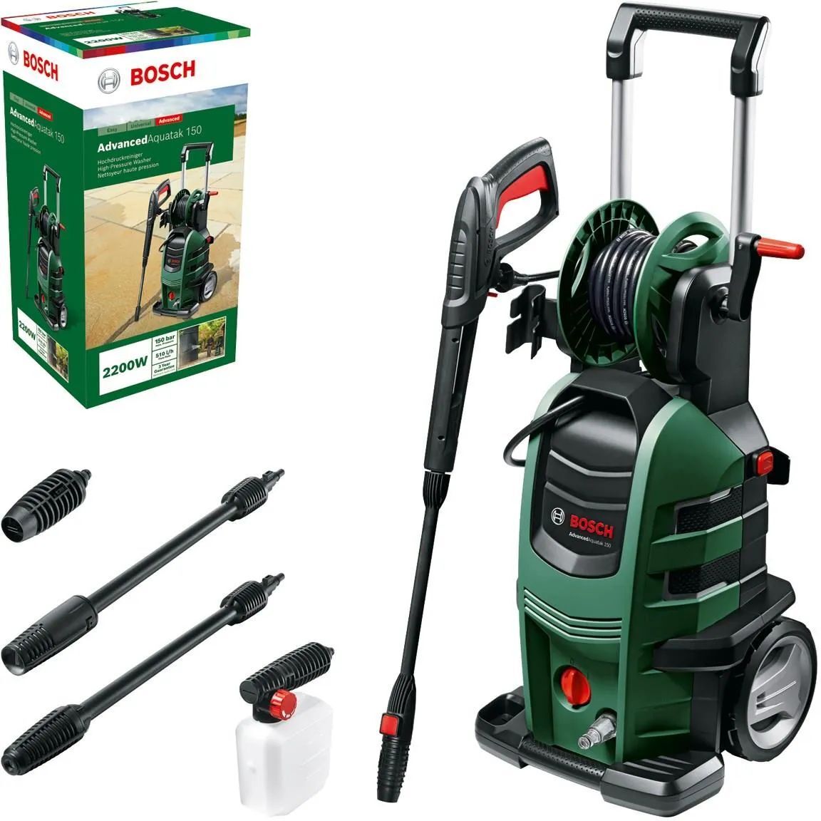 Минимойка высокого давления Bosch AdvancedAquatak 150 (06008A7700)