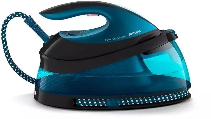 Парогенератор Philips GC7846/80 PerfectCare Compact синий, Нидерланды