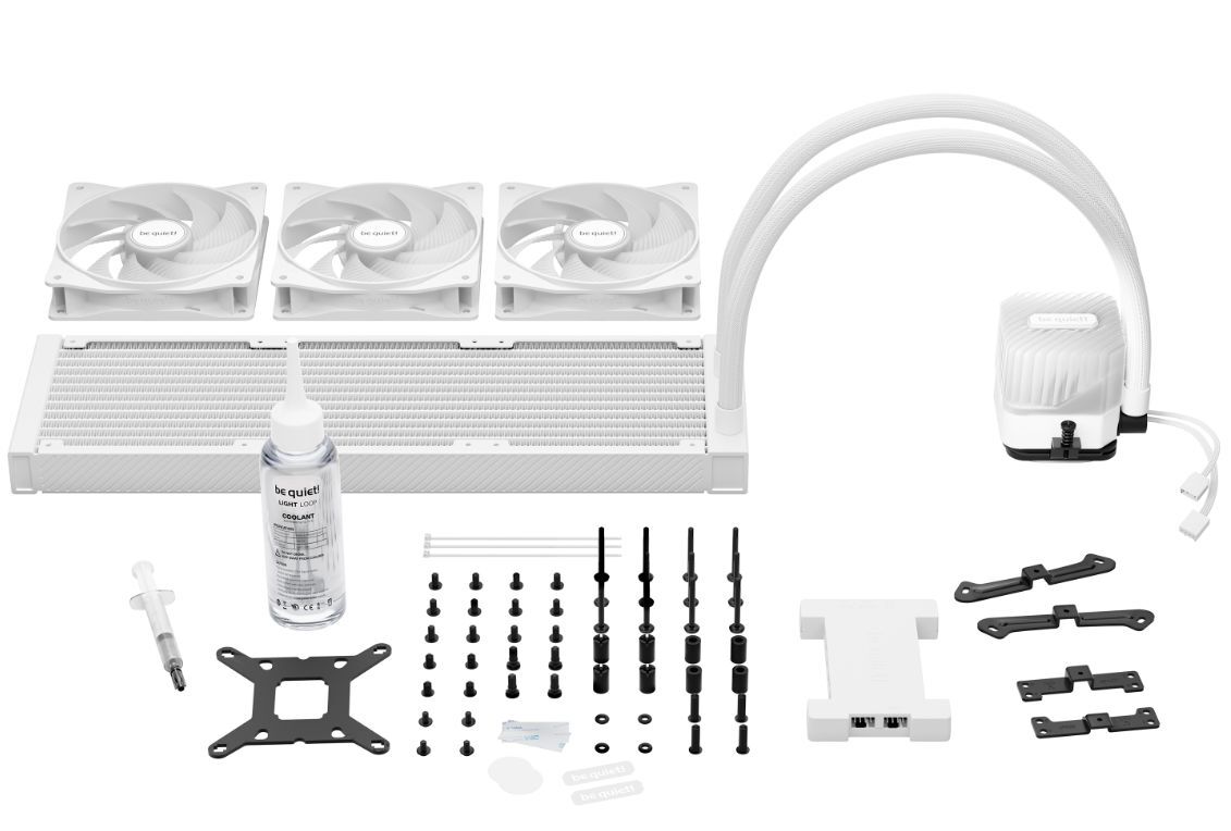 Система жидкостного охлаждения Be Quiet! Light Loop 360mm White 3x120mm (BW023)