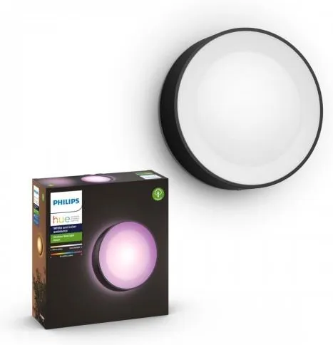 Настенный уличный светильник PHILIPS Hue White & Color Ambiance Daylo черный 8718696174401