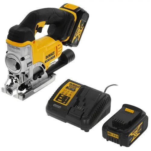 Аккумуляторный лобзик DeWALT DCS331M2, с АКБ и ЗУ