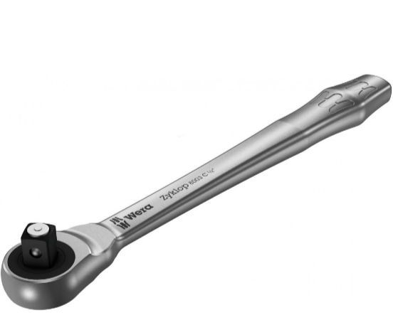 Wera храповик Zyklop Metal Push 1/2 с толкателем 8003 C 05004063001