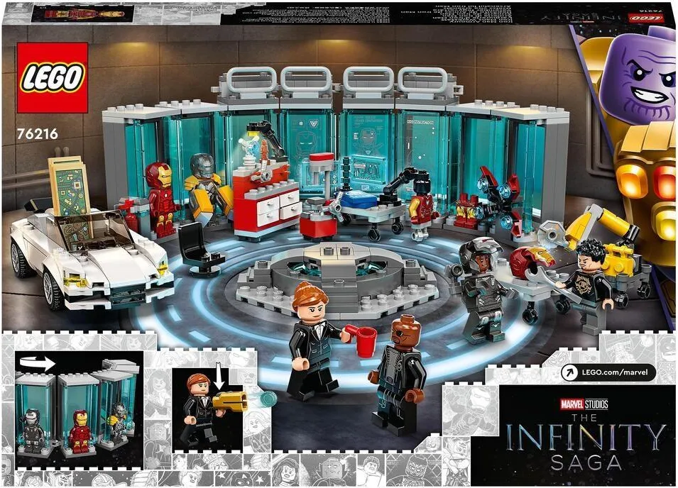 Конструктор LEGO Marvel 76216 Железный человек из брони