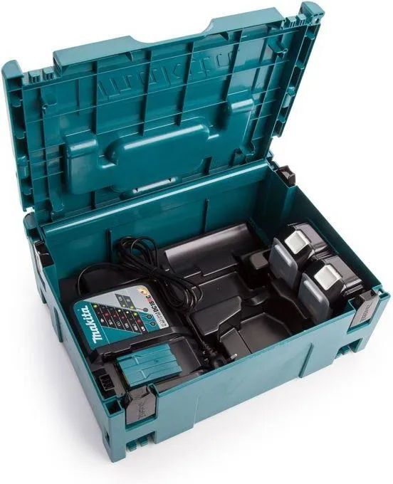 Набор Makita 18V Makpac с АКБ 2 BL1850B и ЗУ DC18RC