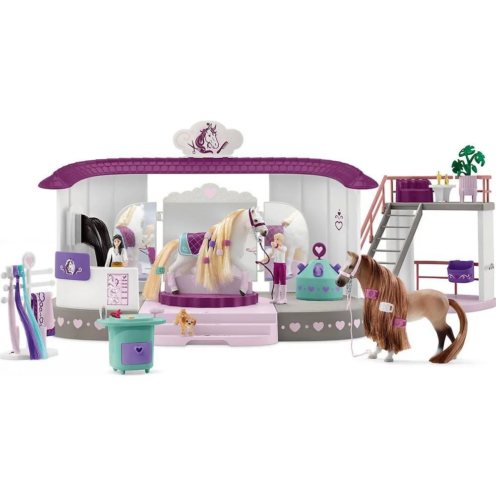 Schleich Horse Club Sofia's Beauties Набор "Салон красоты для лошадей", подарок девочке, 42588