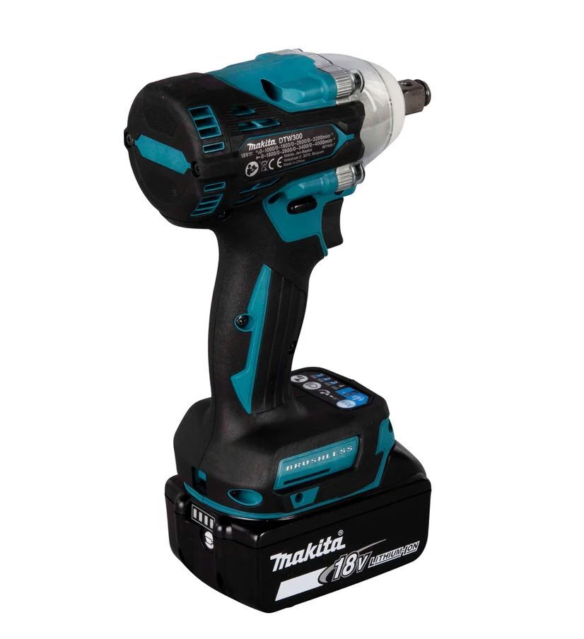Ударный гайковёрт Makita DTW300RTJ 18V с АКБ 2x5,0 Ah и ЗУ