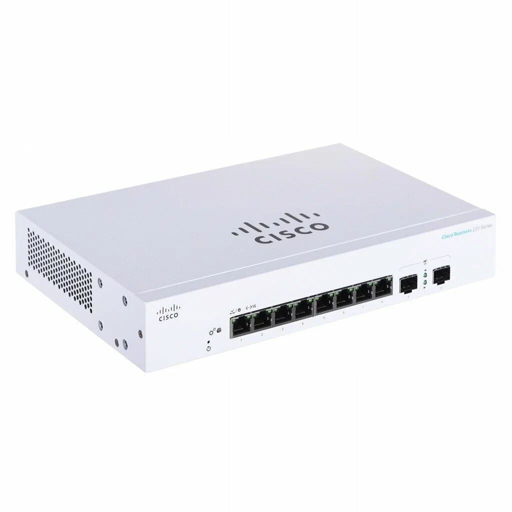 Коммутатор Cisco CBS220-8T-E-2G-EU