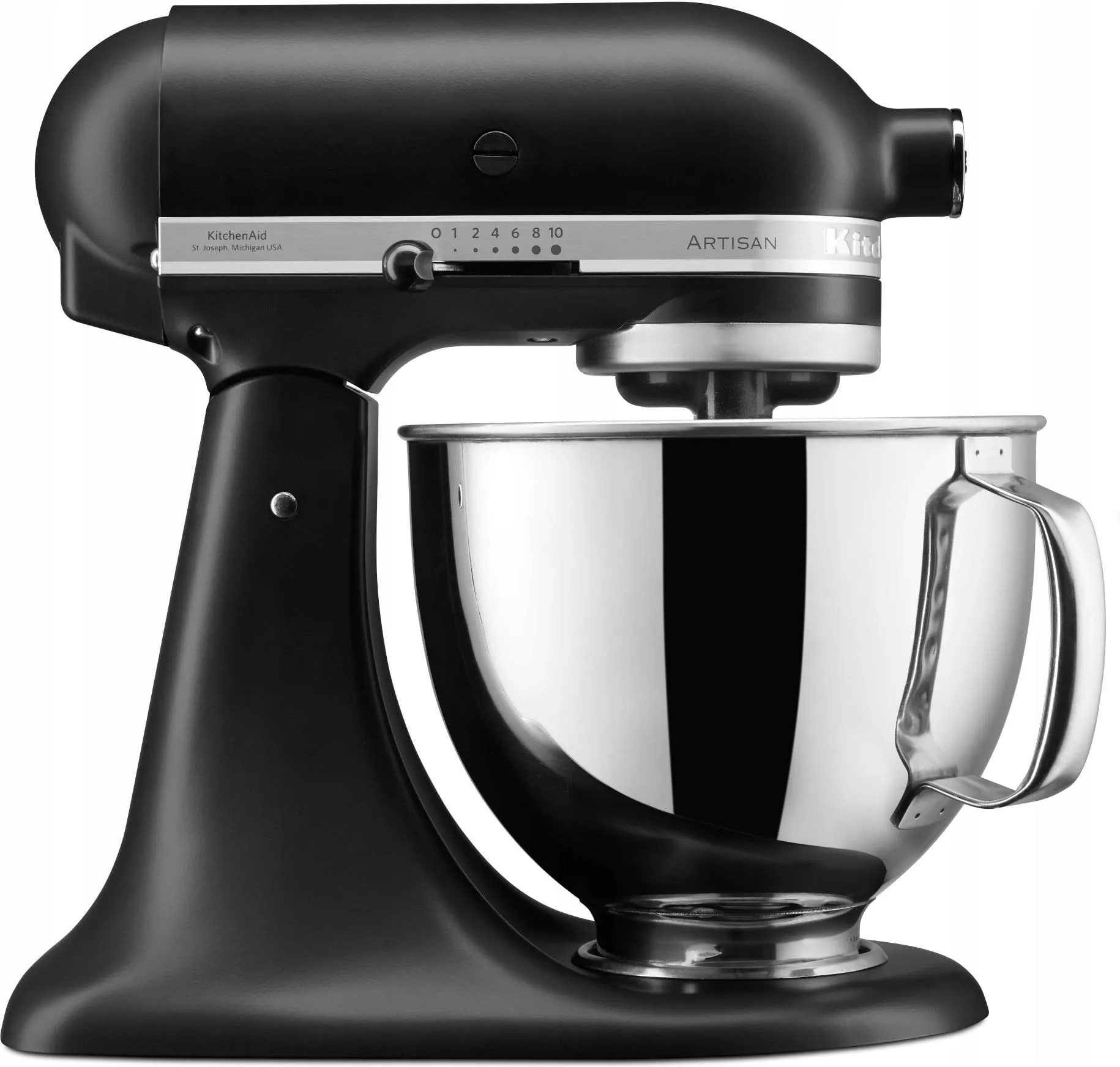 Планетарный миксер KitchenAid Artisan 5KSM125EBM, чёрный матовый