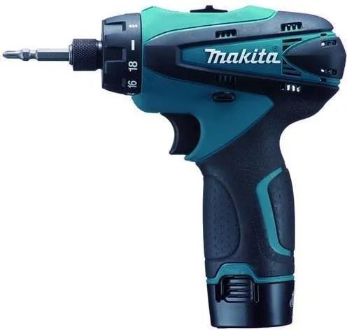 Дрель-шуруповёрт Makita DF030DWE 10,8V с АКБ 2x1,3 Ah и ЗУ