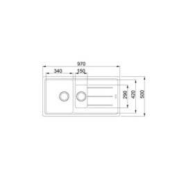 Кухонная раковина Franke BASIS BFG 651-78 114.0285.214, белый полярный