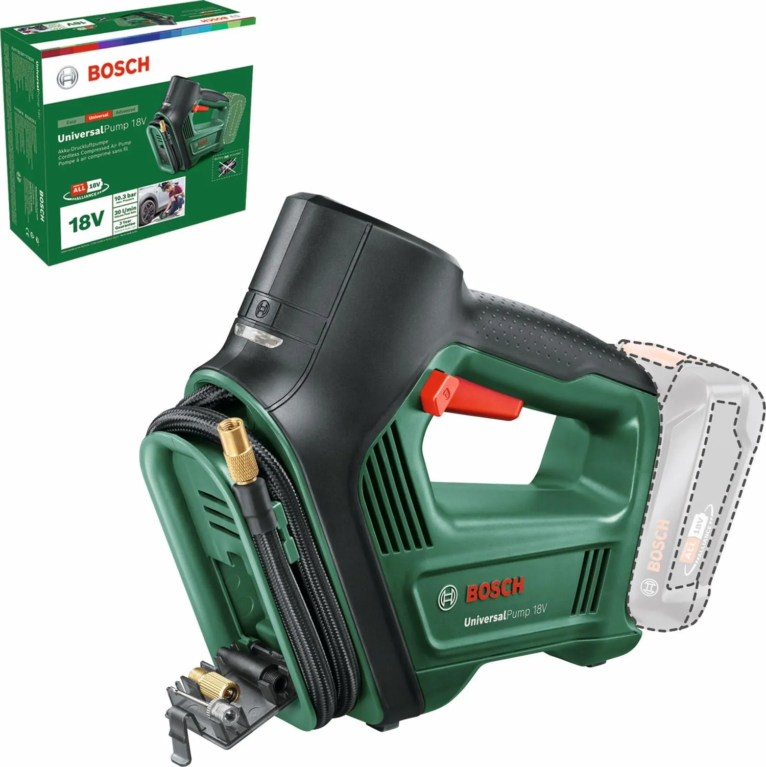 Аккумуляторный насос Bosch UniversalPump 18V 0603947100