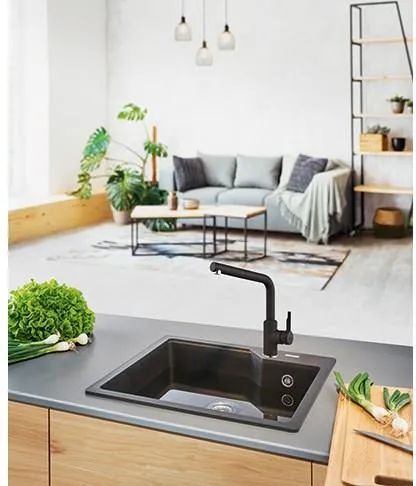 Кухонный кран Franke Urban pull-out 115.0595.091, оникс