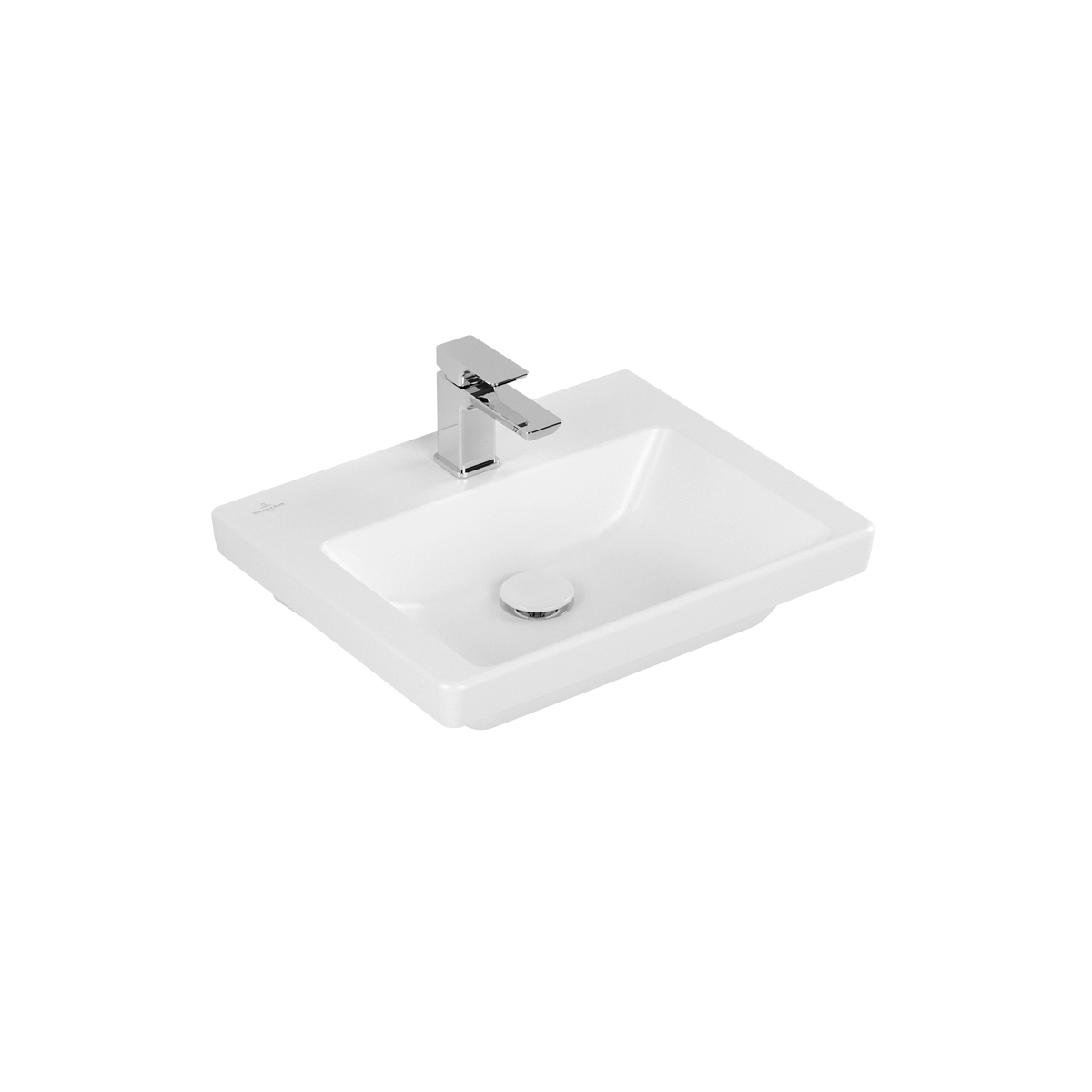Раковина Villeroy & Boch Subway 4370FGRW (CeramicPlus, матовый белый)