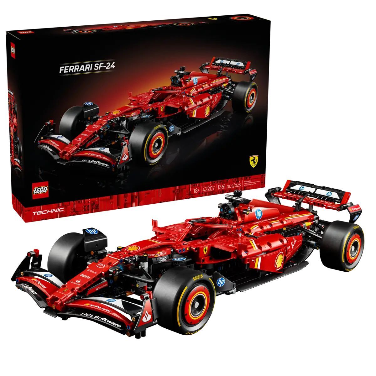 Конструктор LEGO Technic 42207 F1 Болид Ferrari SF-24