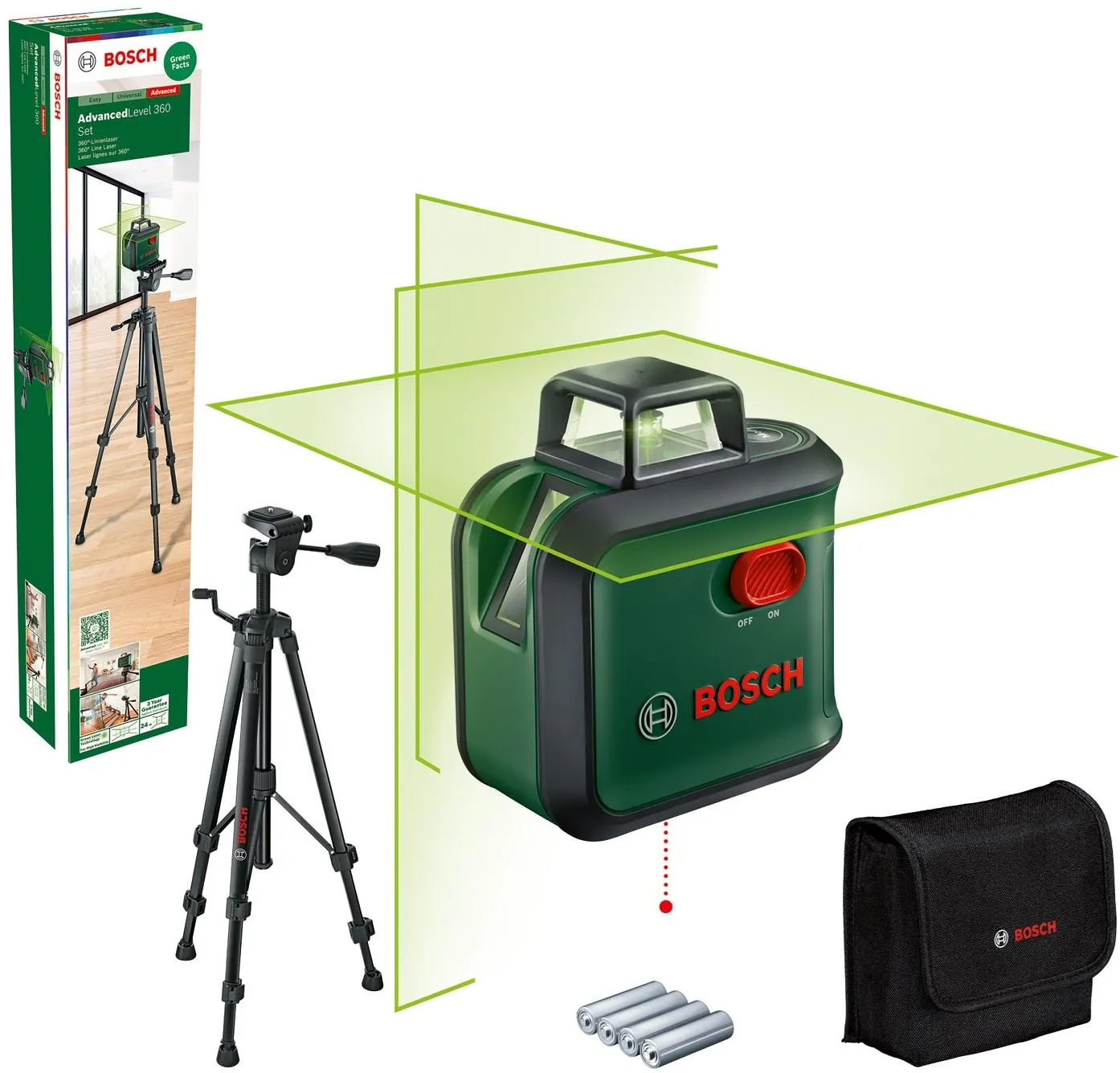 Лазерный нивелир Bosch AdvancedLevel 360 0603663B07