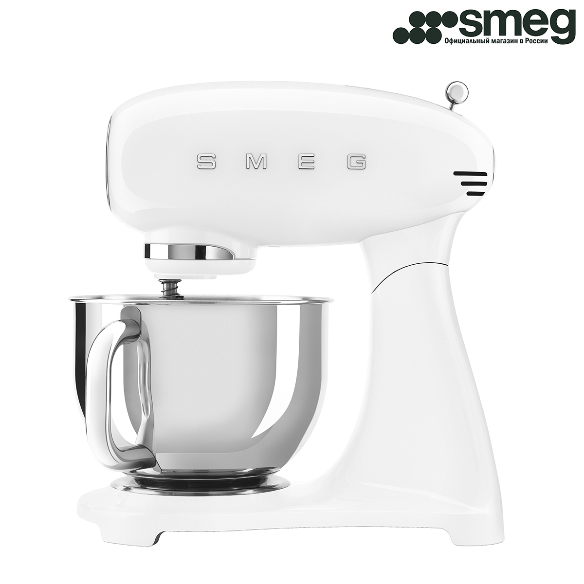 Миксер Smeg SMF03WHEU, белый