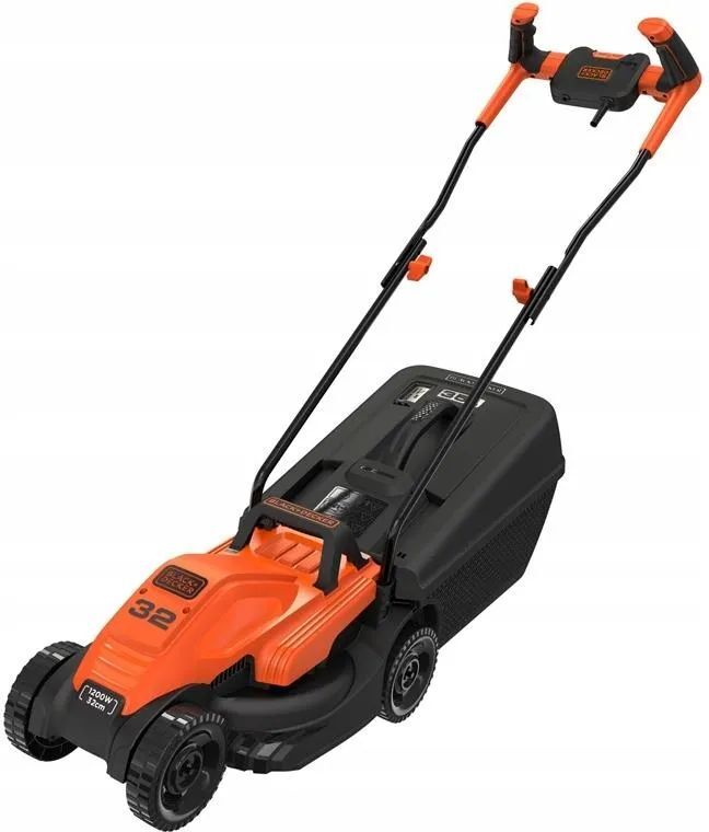 Газонокосилка электрическая Black&Decker BEMW451BH-QS с травосборником