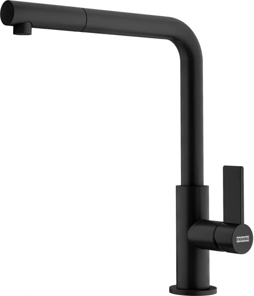 Кухонный кран Franke Neptune Evo 115.0711.725, матовый черный