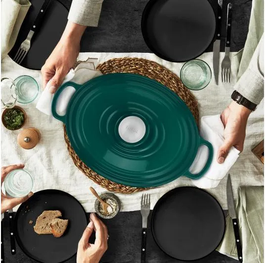 Кастрюля чугунная Tefal Elegance E2760604 4,75l