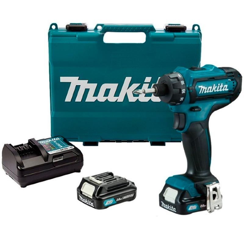 Дрель-шуруповёрт Makita DF033DSAE 12V CXT с АКБ 2x2,0 Ah и ЗУ