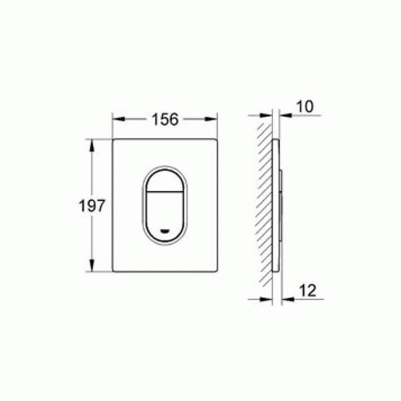 Кнопка смыва Grohe Arena Cosmopolitan 38844KF0