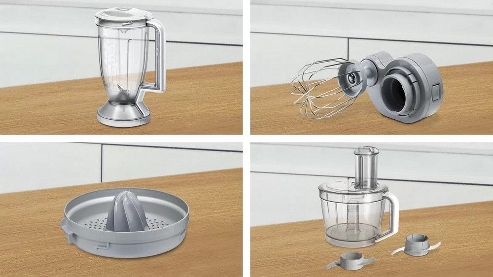Кухонный комбайн Bosch MultiTalent 8 MC812W620, 1100 Вт, белый