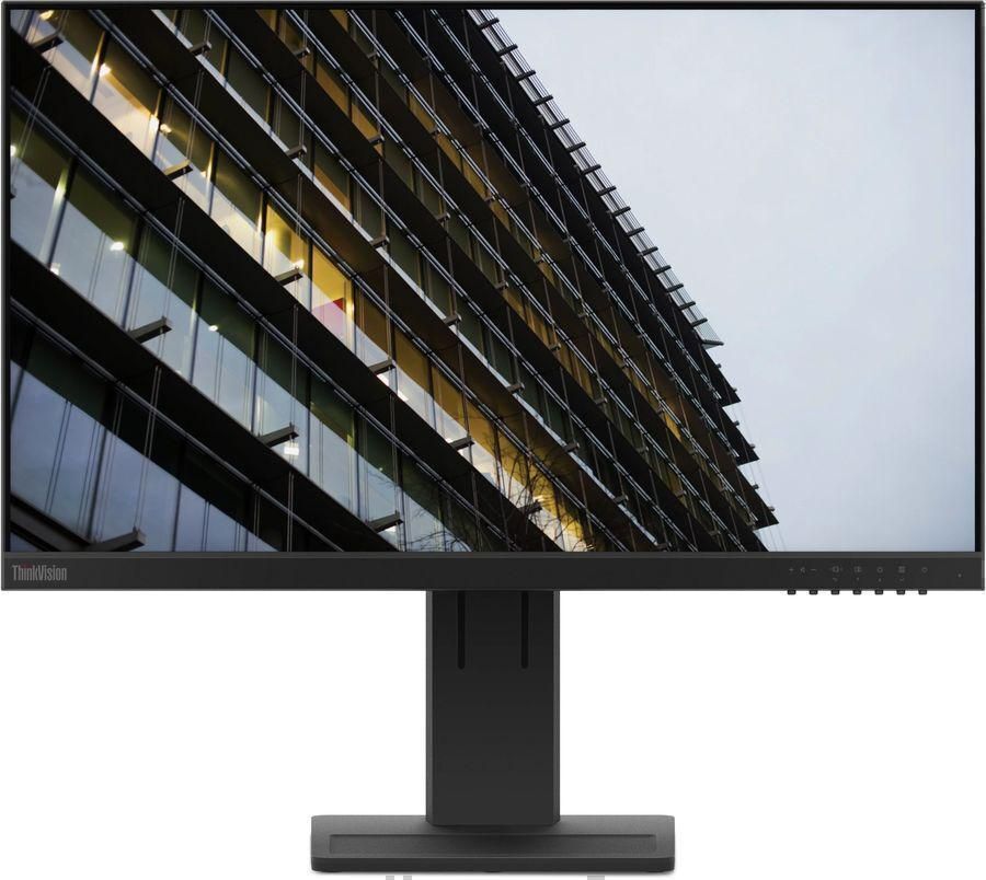 Монитор Lenovo 23.8" ThinkVision E24-28 черный IPS 4ms 16:9 HDMI M/M матовая HAS Piv 1000:1 250cd 178гр/178гр 1920x1080 75Hz VGA DP FHD 4.5кг
