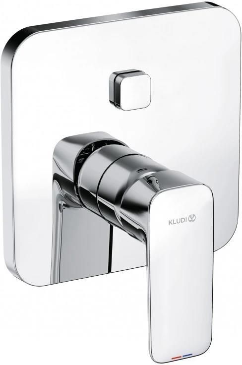 Смеситель для ванны и душа Kludi Pure&Style 406590575, скрытого монтажа, хром