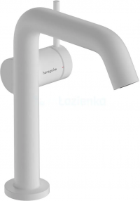 Смеситель для раковины Hansgrohe Tecturis S 150 Fine Coolstart PushOpen белый матовый 73340700