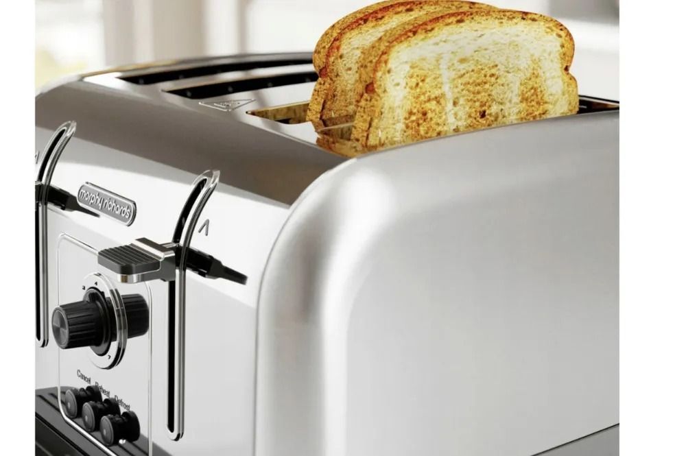 Morphy Richards Тостер Venture 4 Slice Brushed Stainless Steel 240130
