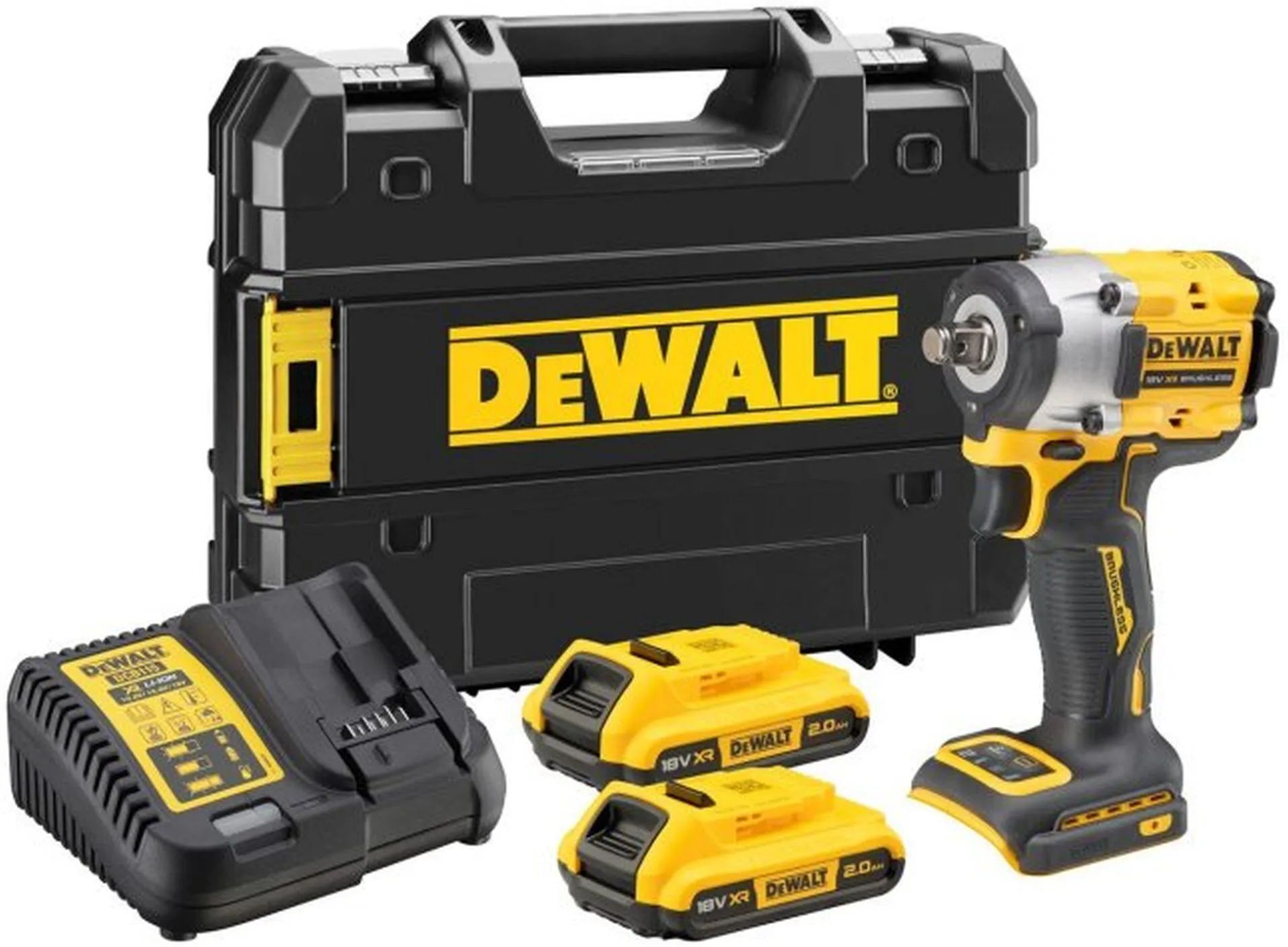 Аккумуляторный гайковерт DeWalt DCF921D2T-QW