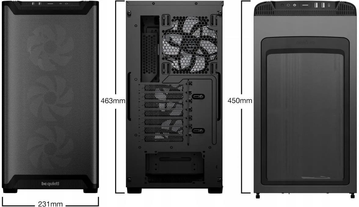 Корпус Be Quiet! Pure Base 501 LX Black (BGW78)